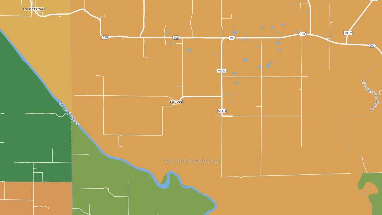 Sampsel, MO Map of Assault Rates