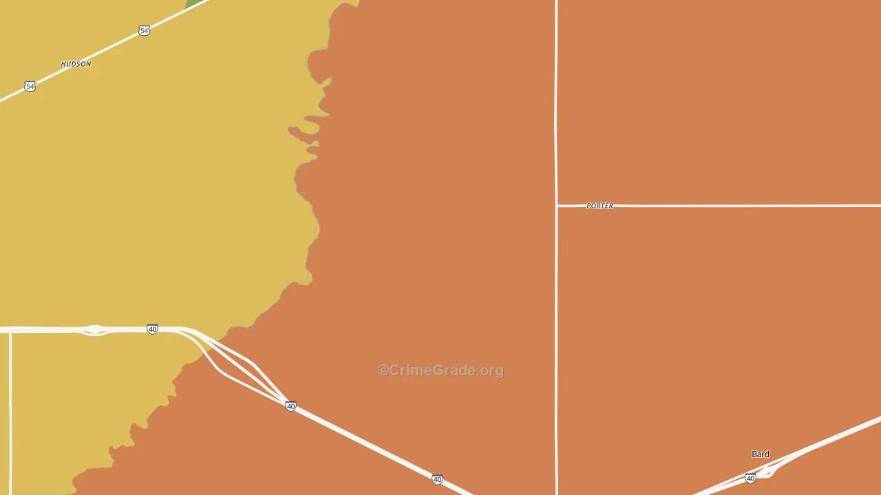 San Jon, NM Map of Assault Rates