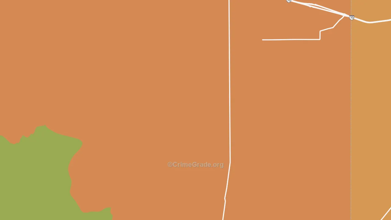 San Simon, AZ Map of Assault Rates