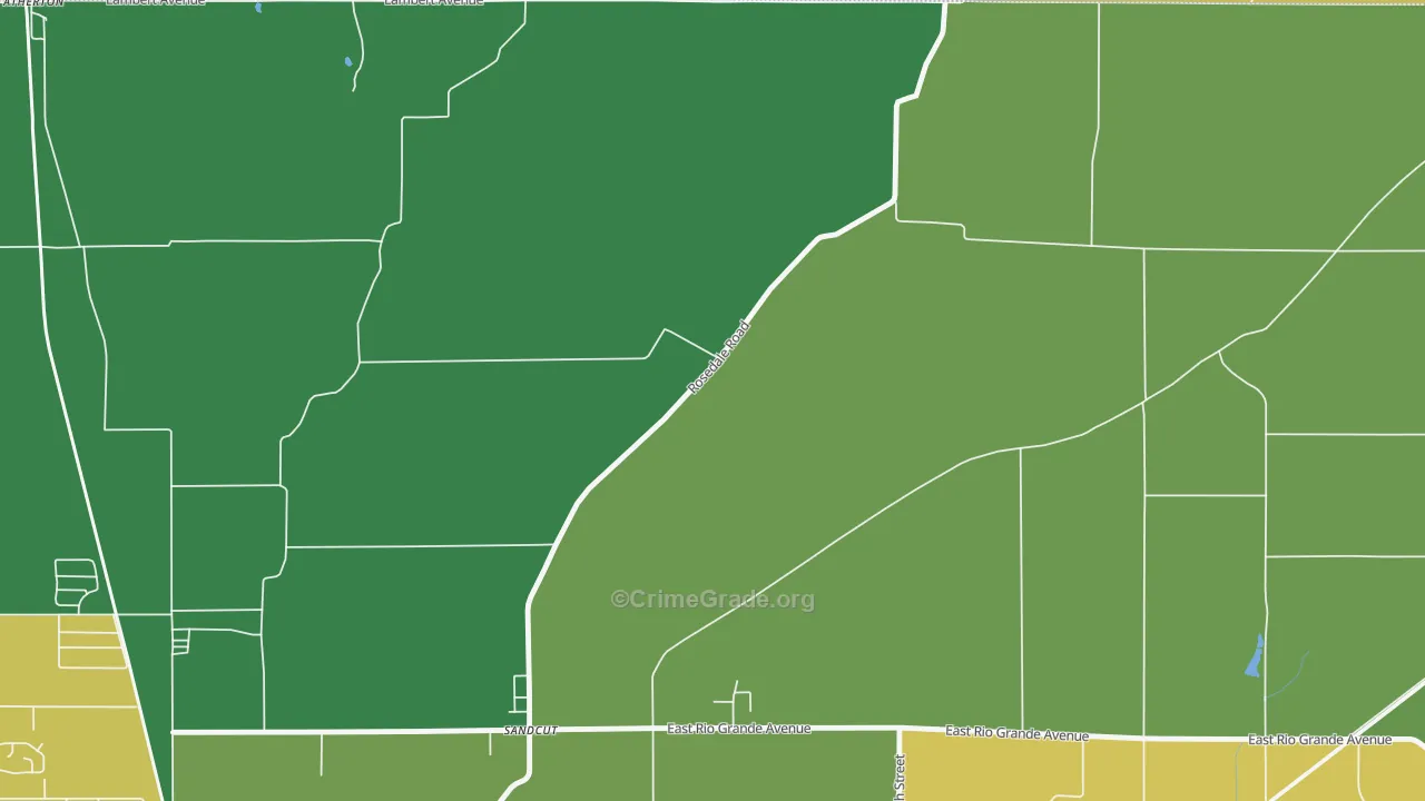 Sandcut, IN Map of Assault Rates