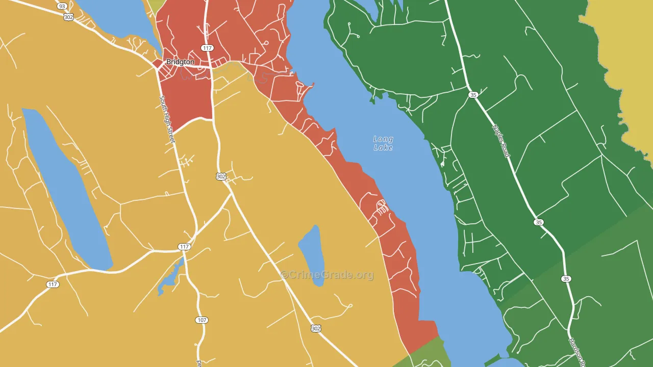Sandy Creek, ME Map of Assault Rates