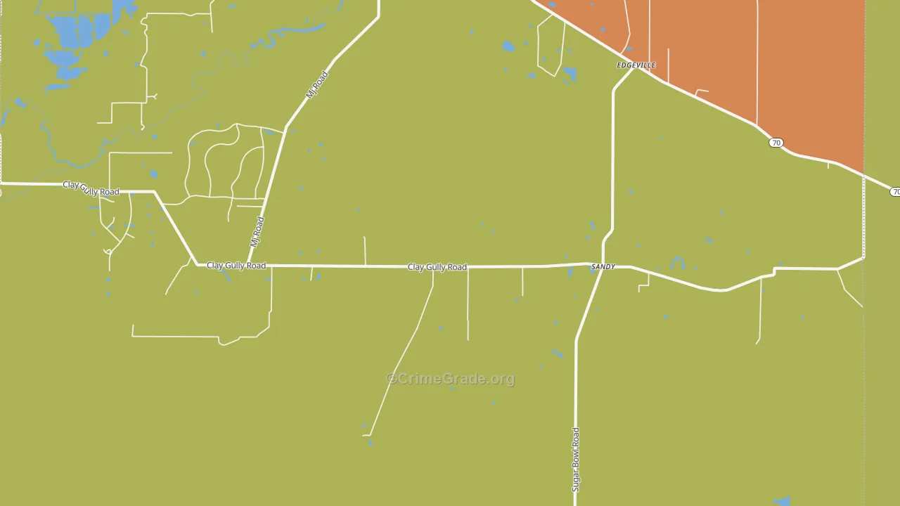 Sandy, FL Map of Assault Rates