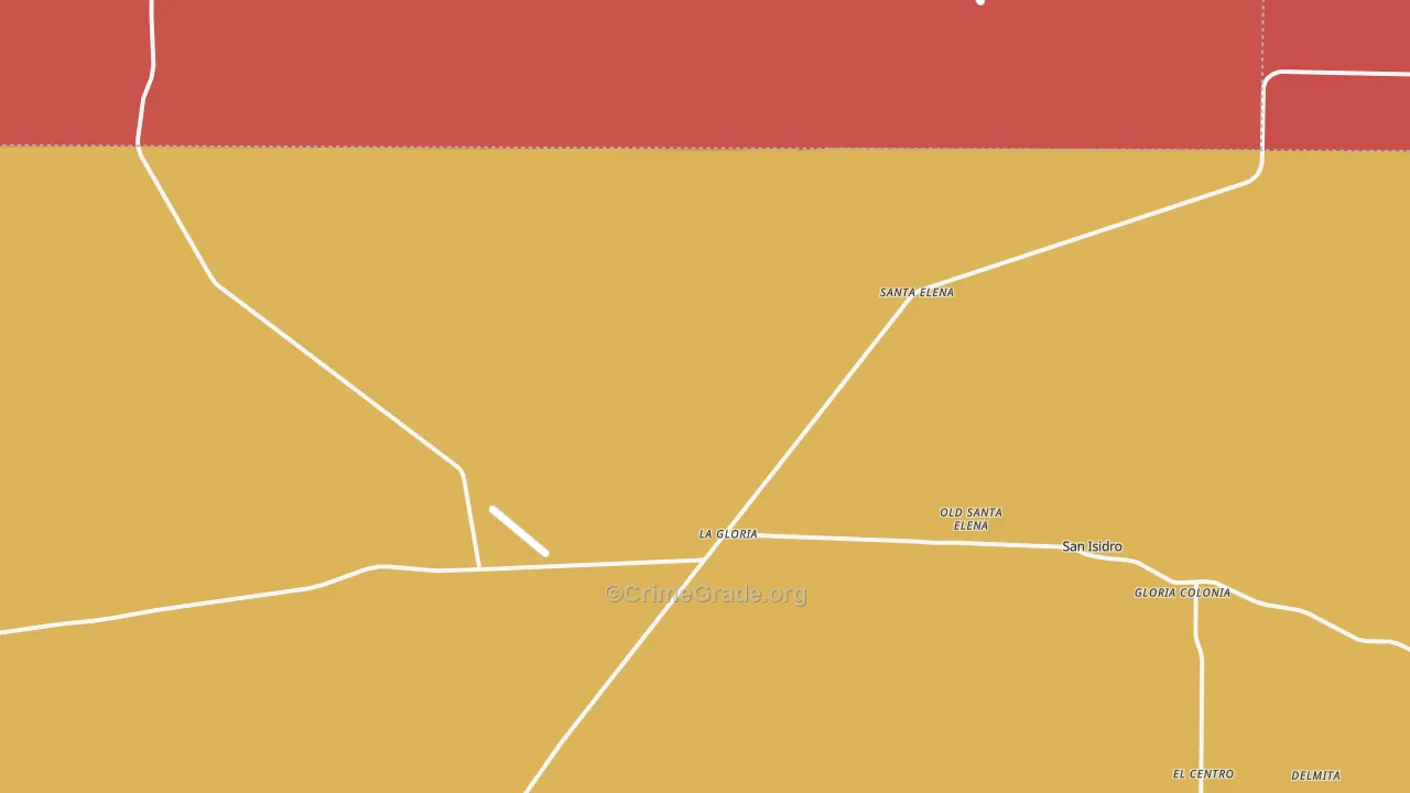 Santa Elena, TX Map of Assault Rates