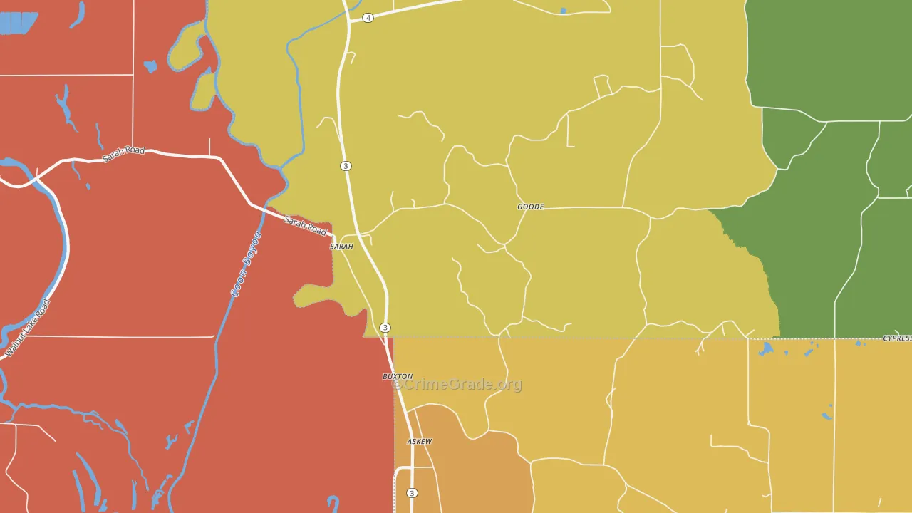 Sarah, MS Map of Assault Rates