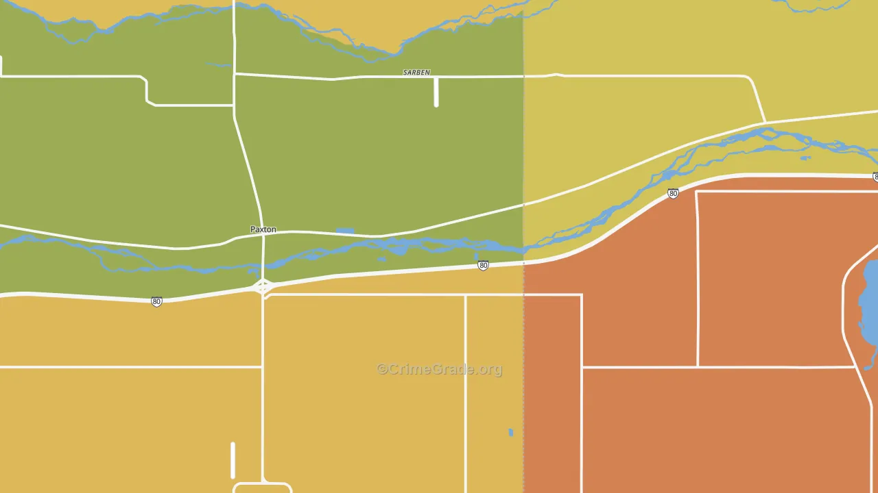 Sarben, NE Map of Assault Rates