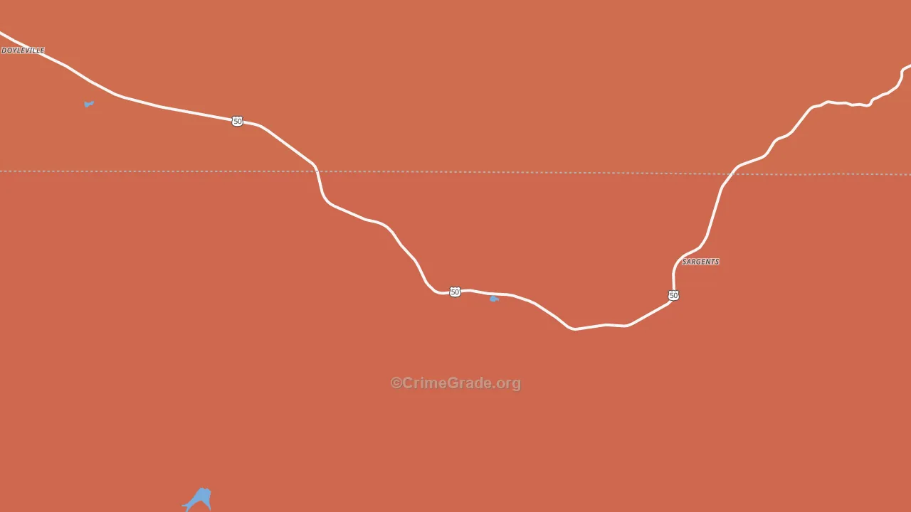 Sargents, CO Map of Assault Rates