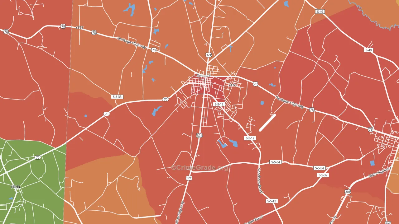 Sato, SC Map of Assault Rates