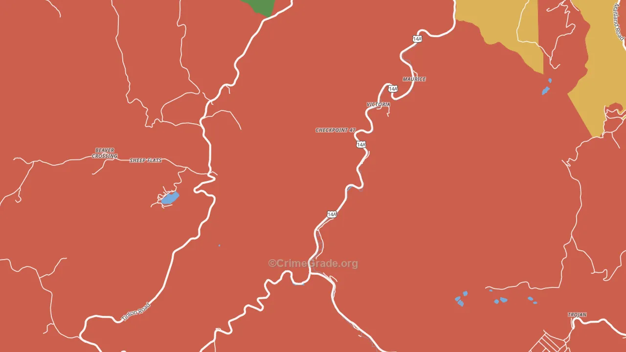 Savoy, SD Map of Assault Rates