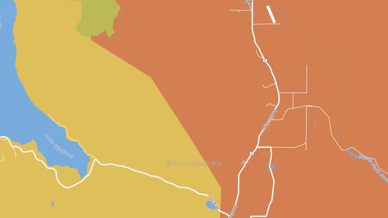 Saxon, WA Map of Assault Rates