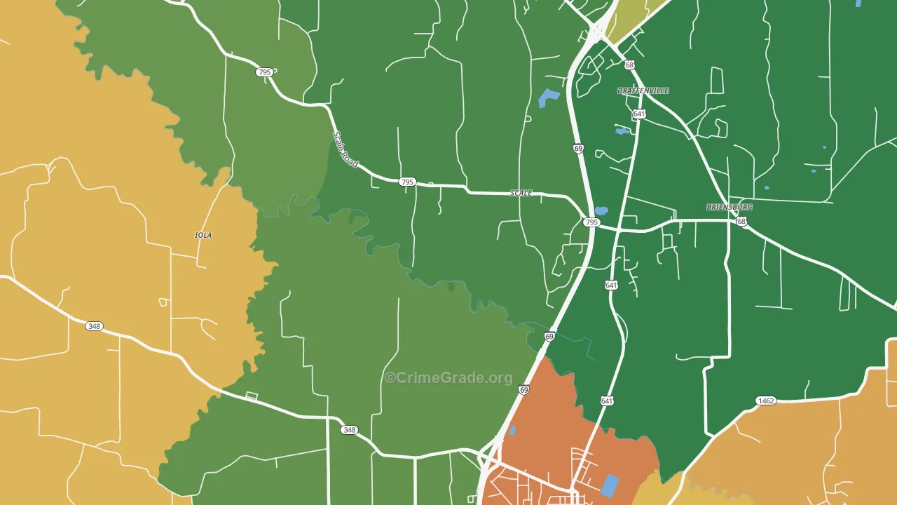 Scale, KY Map of Assault Rates