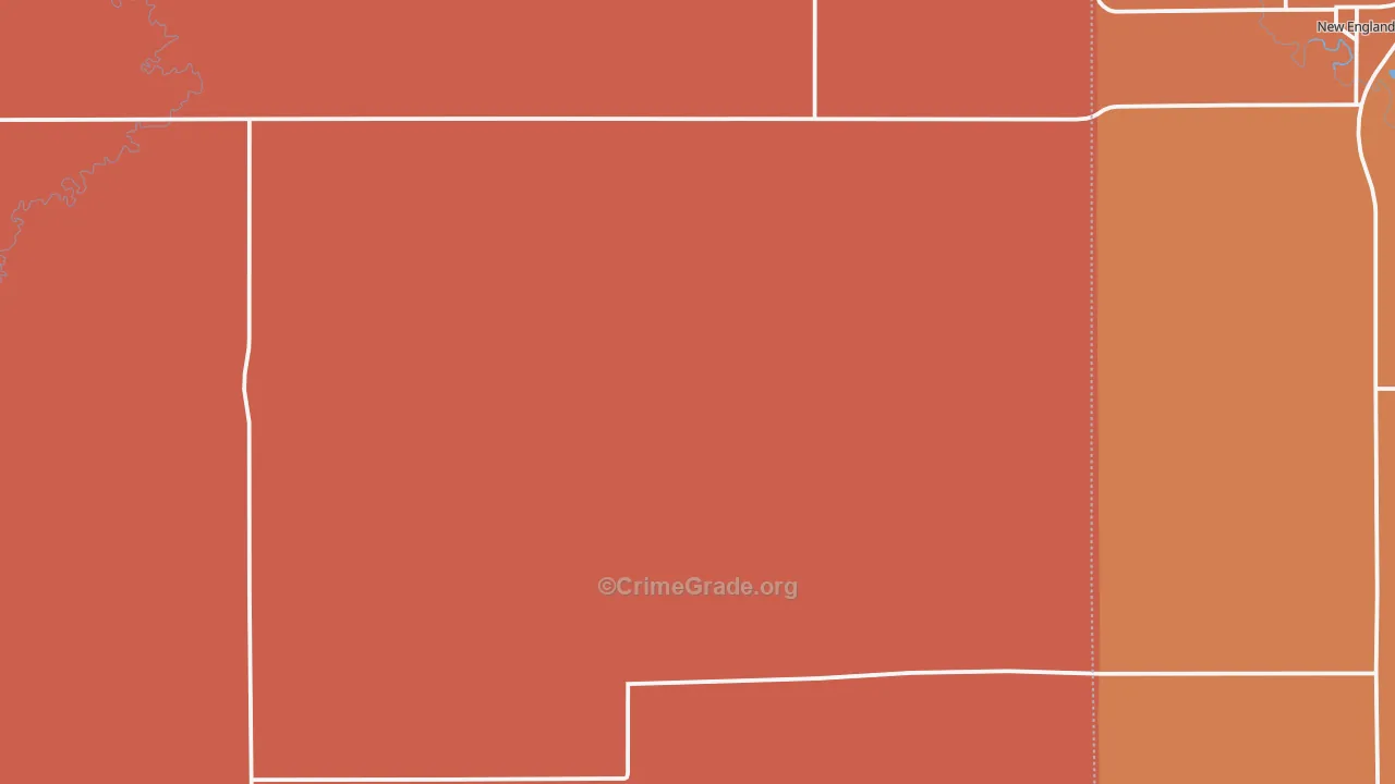 Schefield, ND Map of Assault Rates