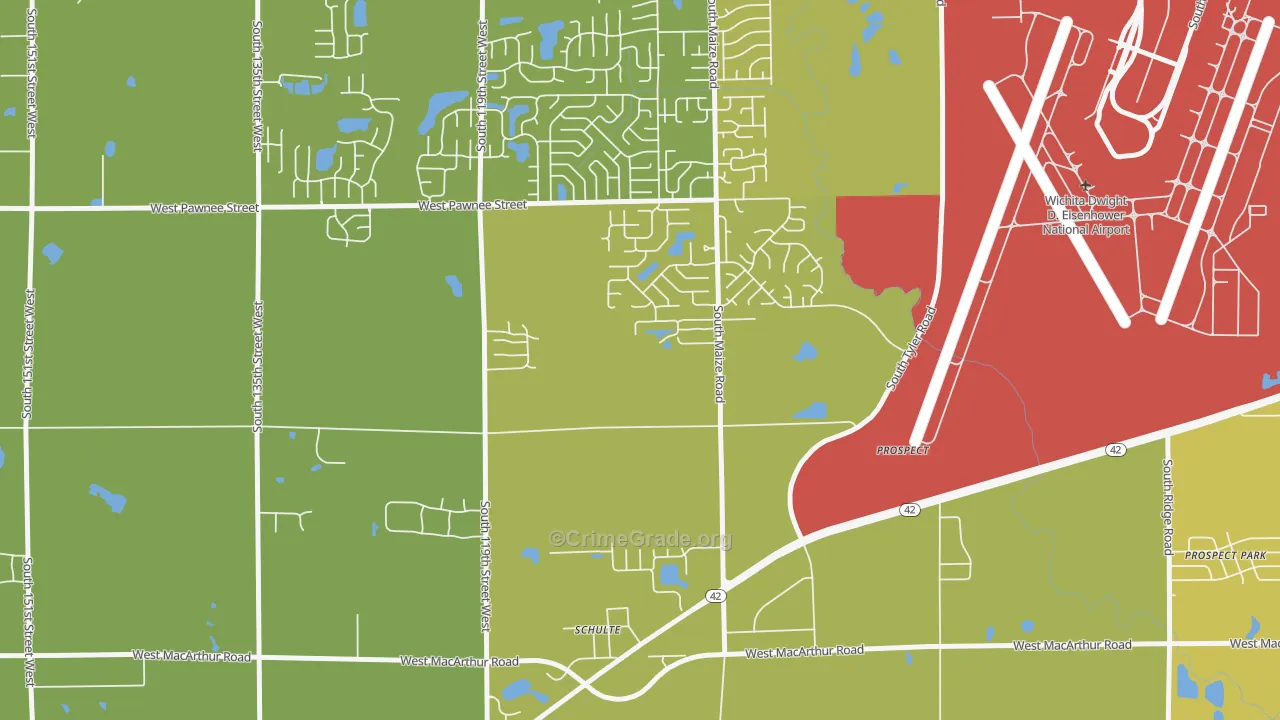 Schulte, KS Map of Assault Rates