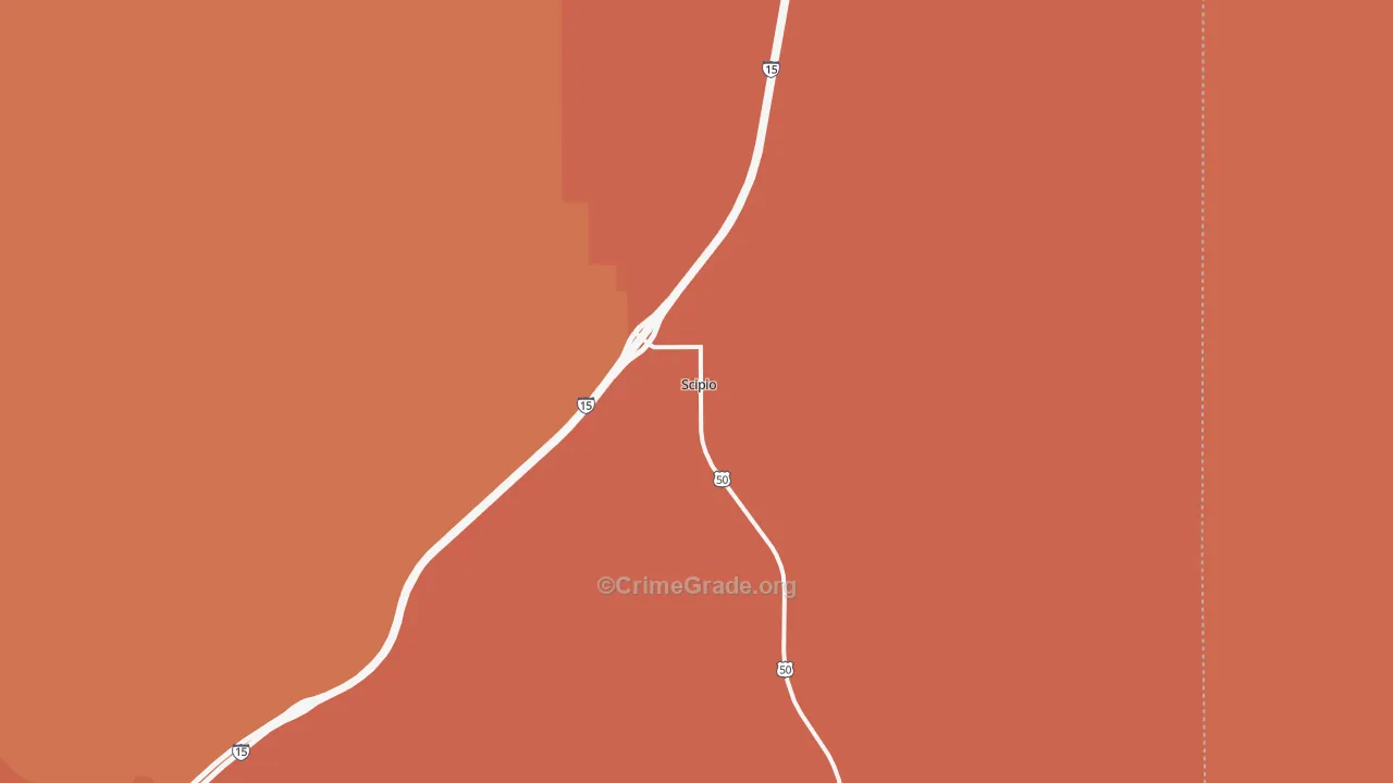 Scipio, UT Map of Assault Rates