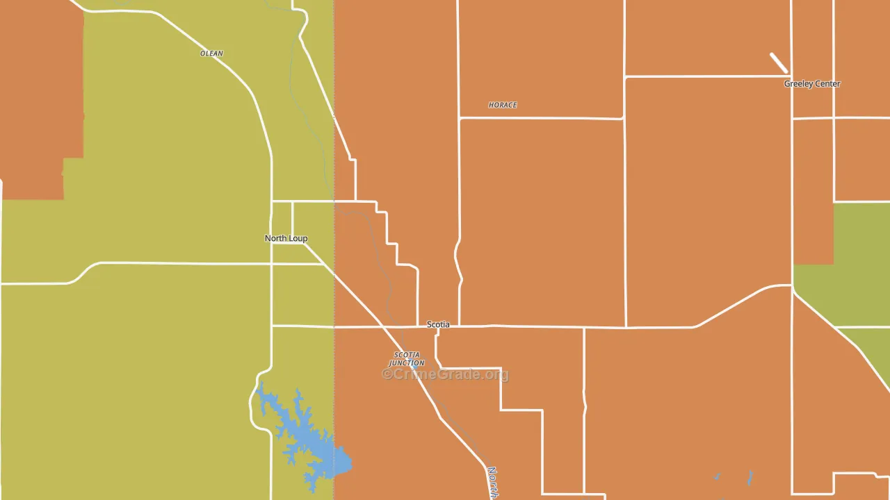Scotia, NE Map of Assault Rates
