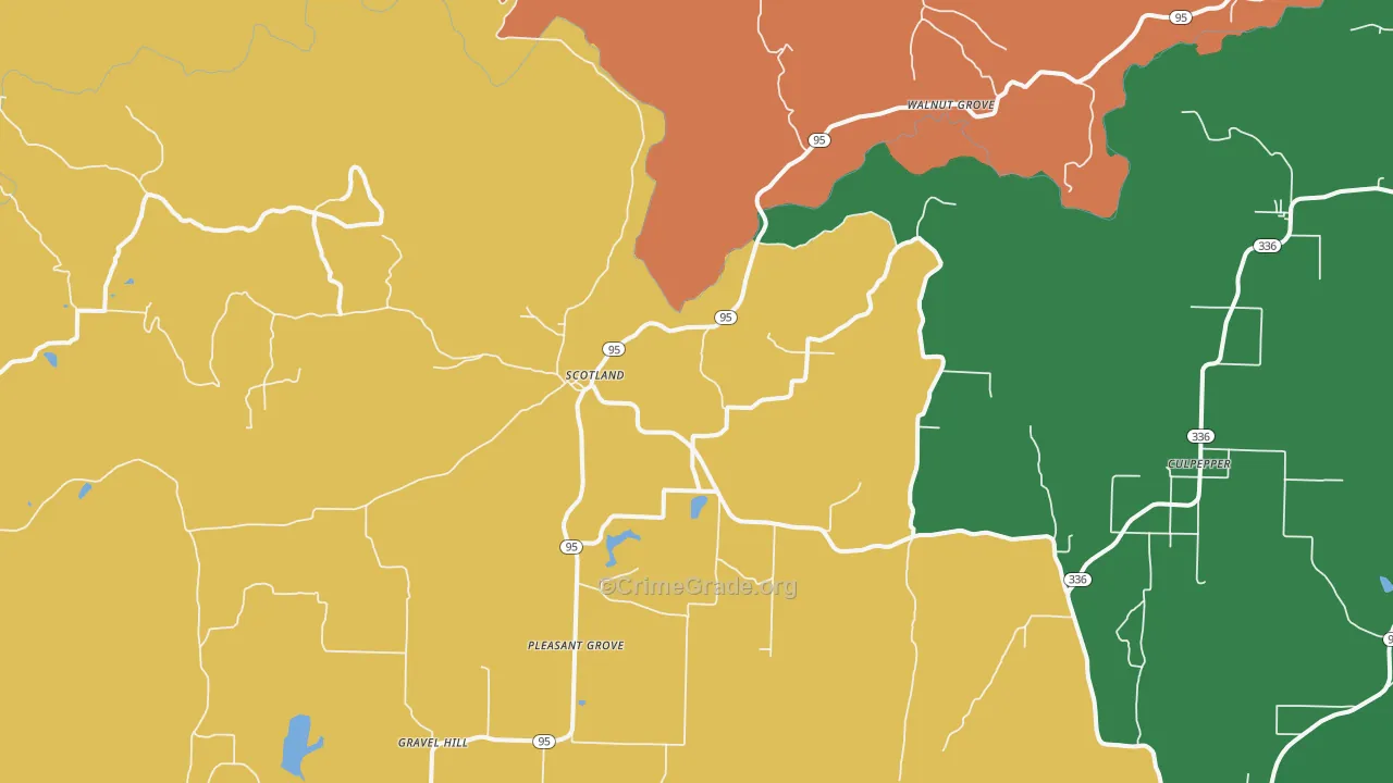Scotland, AR Map of Assault Rates