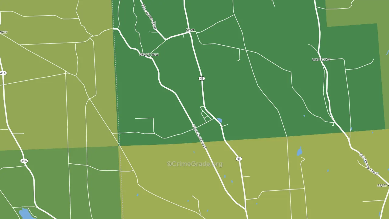Scott, NY Map of Assault Rates