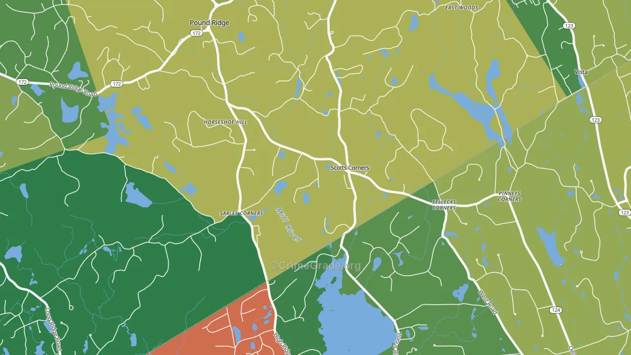 Scotts Corners, NY Map of Assault Rates