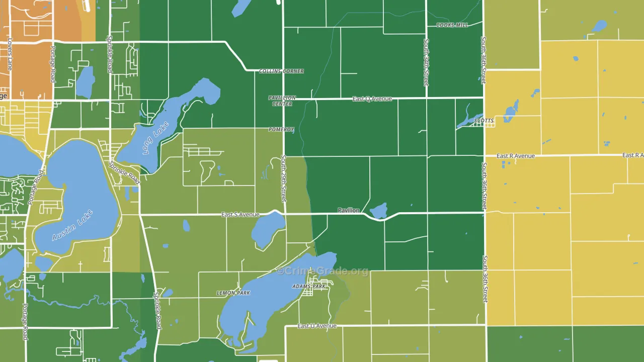 Scotts, MI Map of Assault Rates