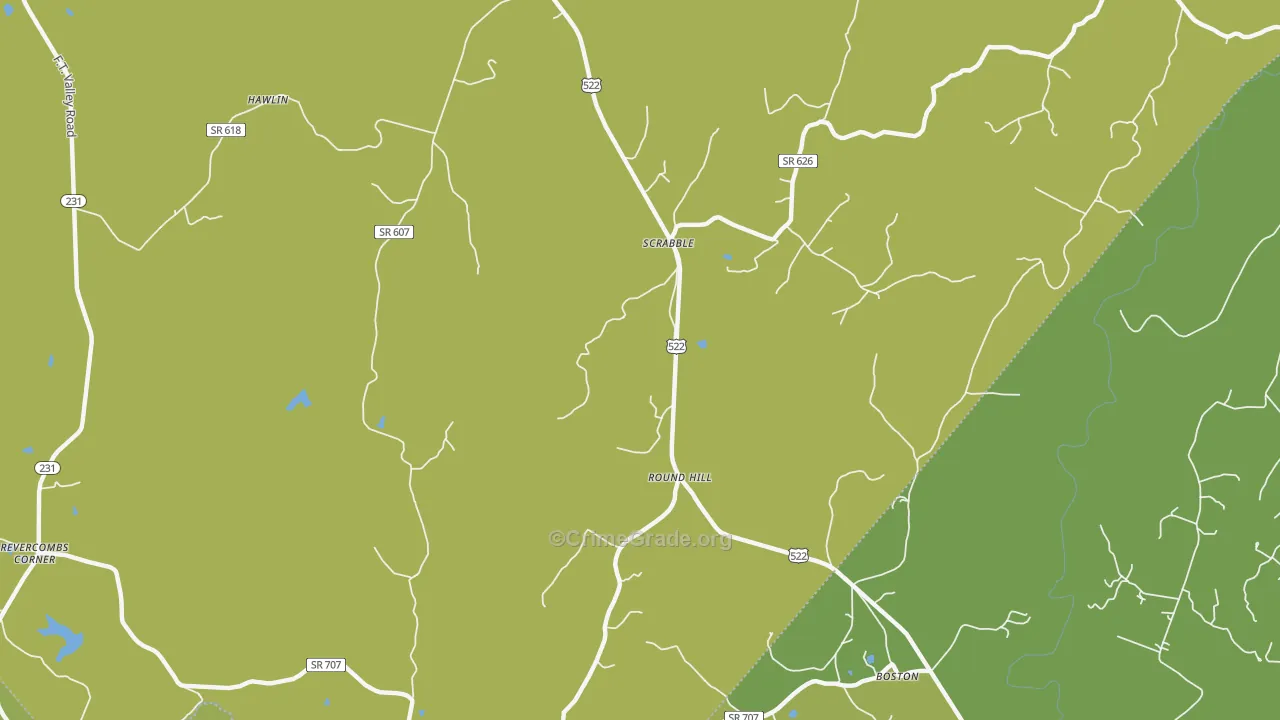 Scrabble, VA Map of Assault Rates