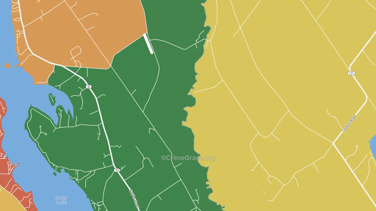 Scribners Mill, ME Map of Assault Rates