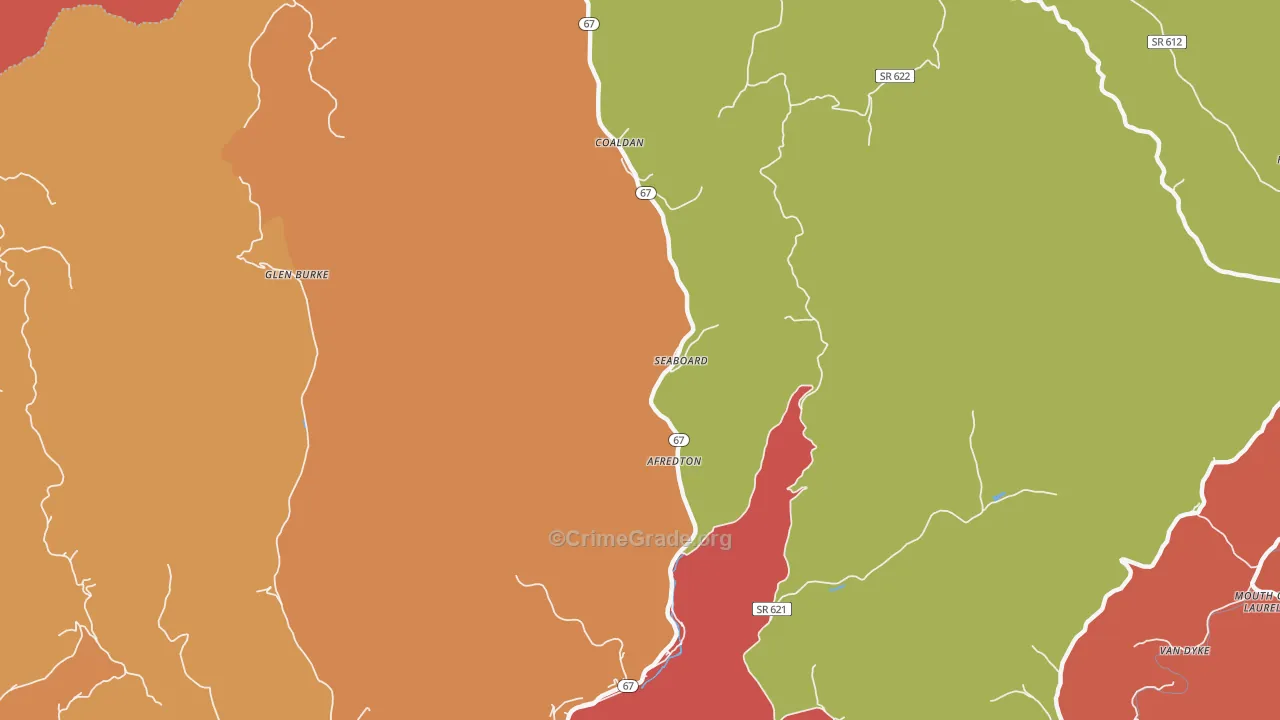 Seaboard, VA Map of Assault Rates