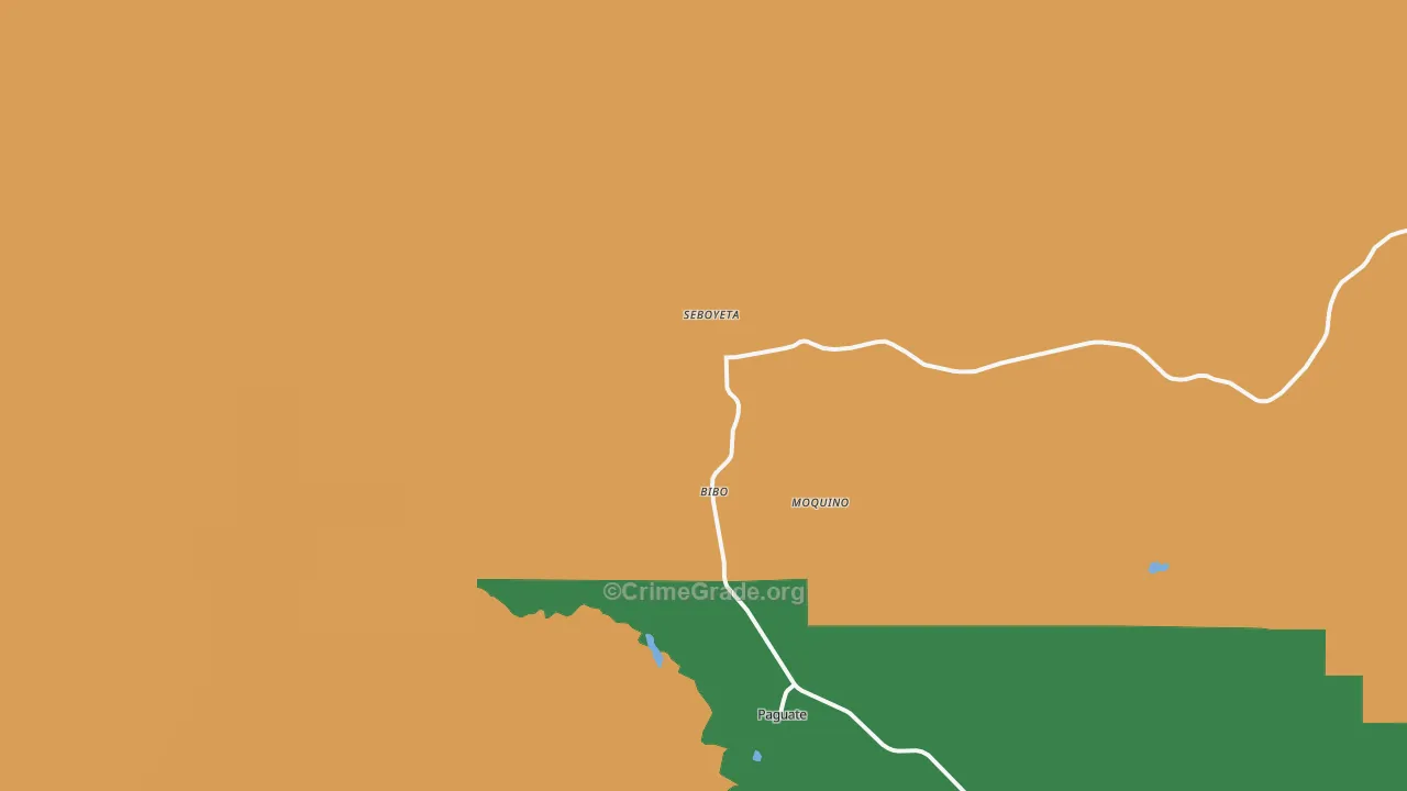Seboyeta, NM Map of Assault Rates