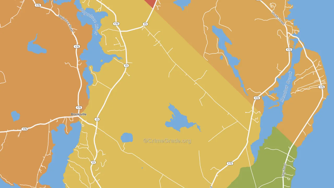 Sedgwick, ME Map of Assault Rates