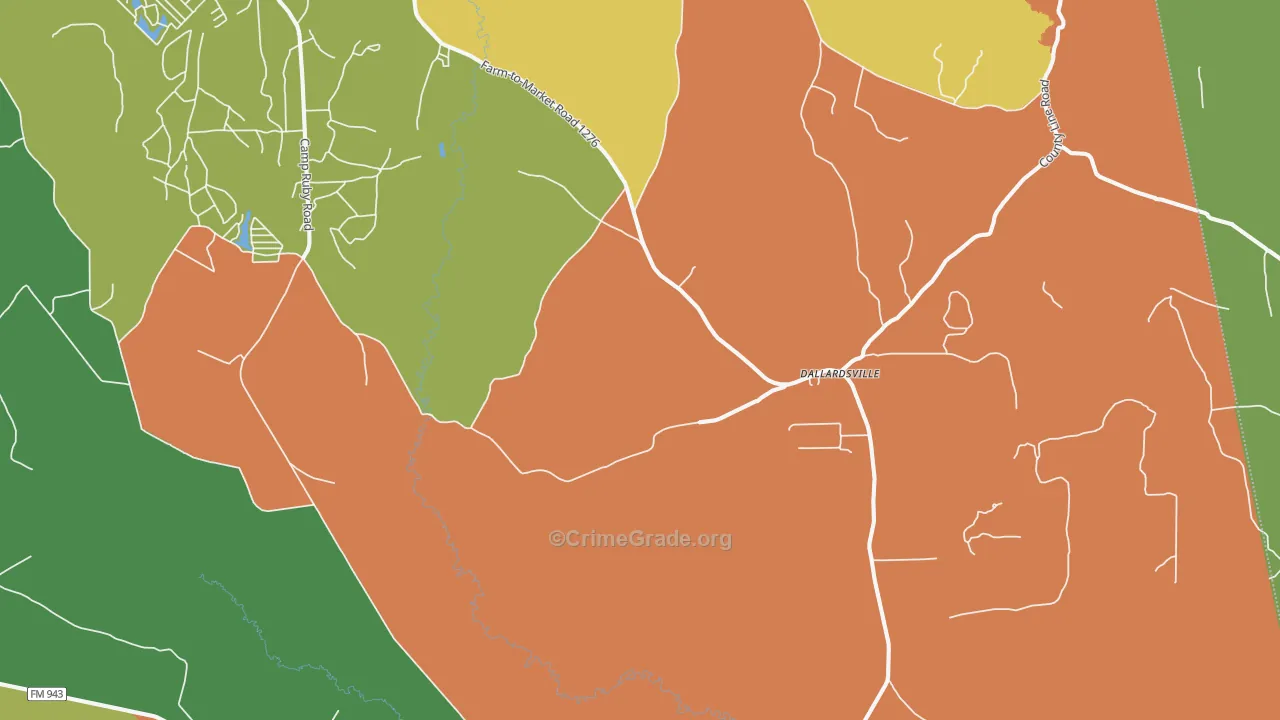 Segno, TX Map of Assault Rates