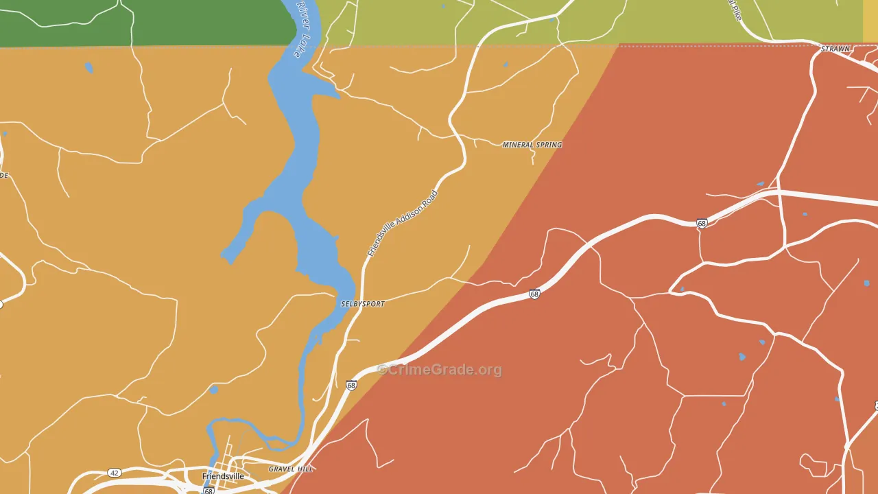 Selbysport, MD Map of Assault Rates