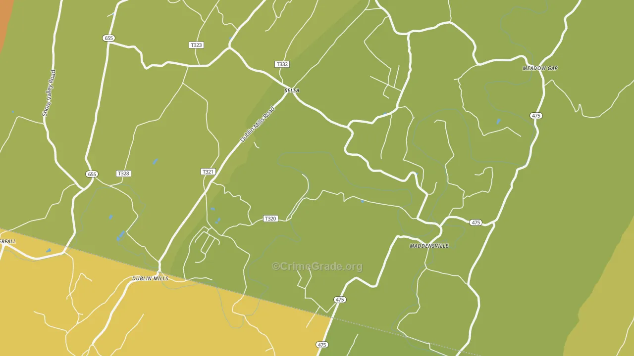 Selea, PA Map of Assault Rates