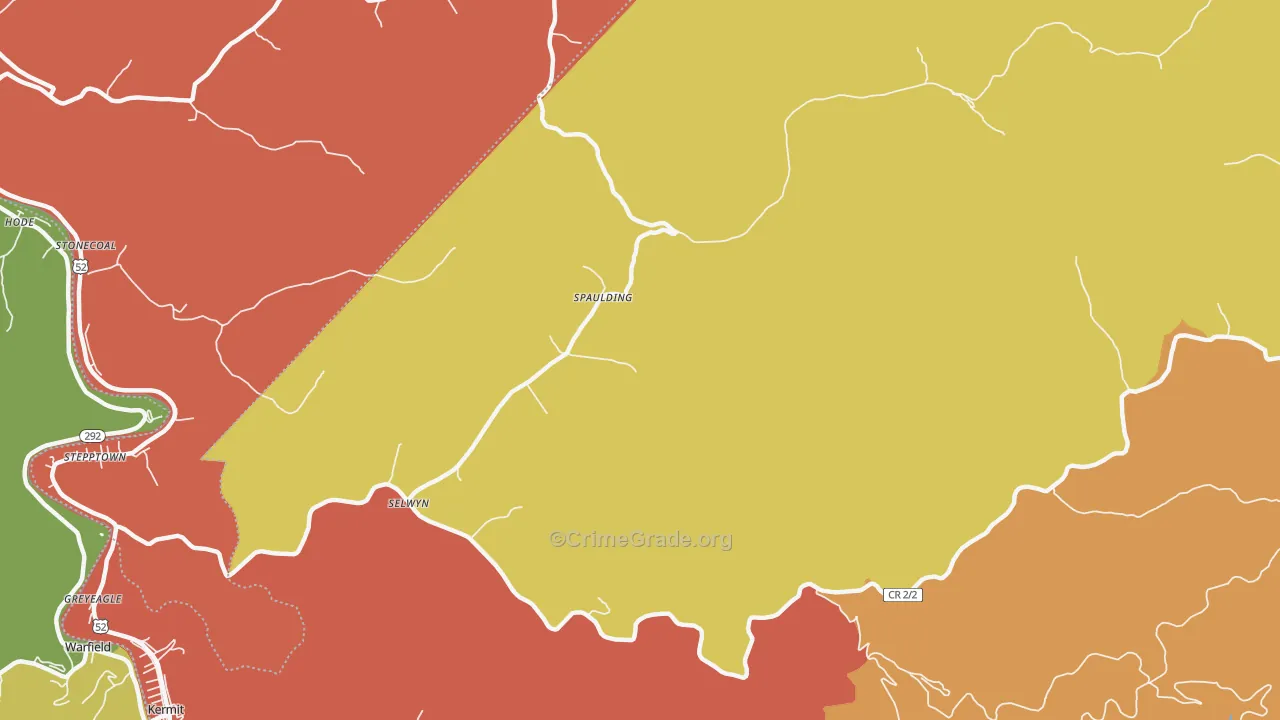 Selwyn, WV Map of Assault Rates