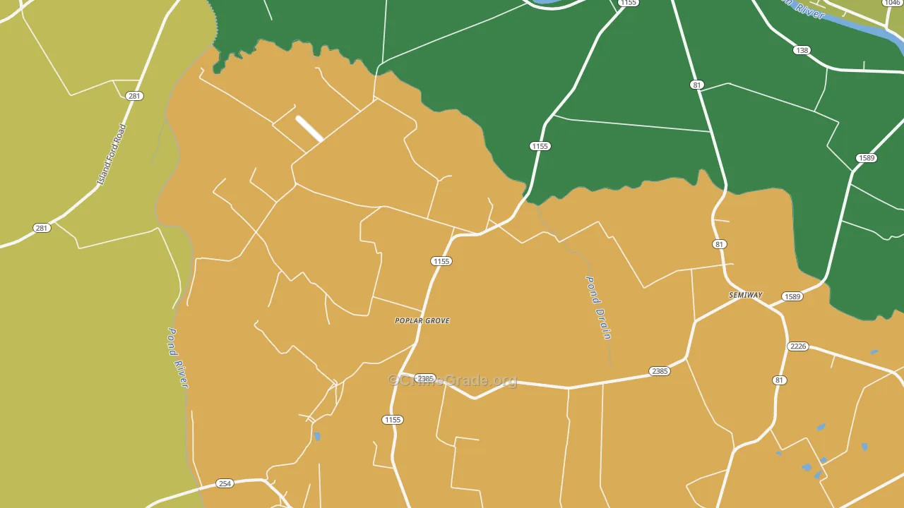 Semiway, KY Map of Assault Rates
