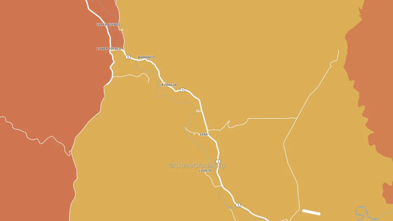 Sena, NM Map of Assault Rates