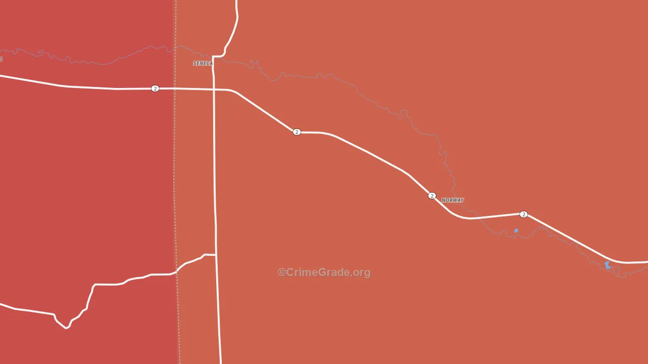 Seneca, NE Map of Assault Rates