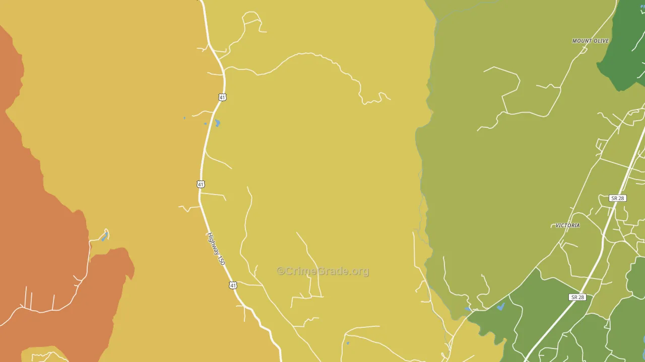 Sequatchie, TN Map of Assault Rates