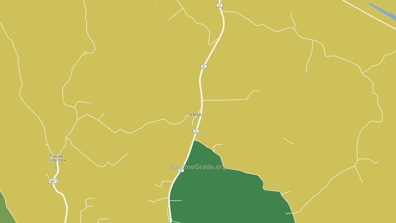 Sereno, MO Map of Assault Rates
