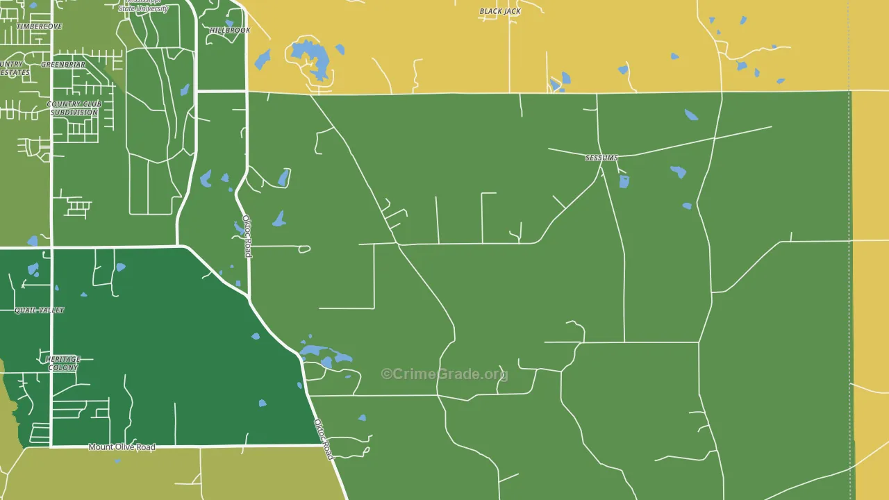 Sessums, MS Map of Assault Rates