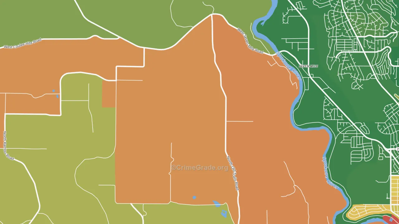 Seven Mile, WA Map of Assault Rates