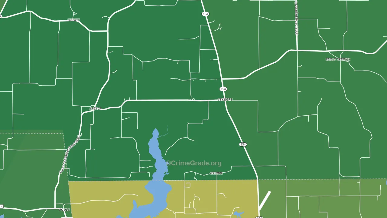Seymore, TX Map of Assault Rates