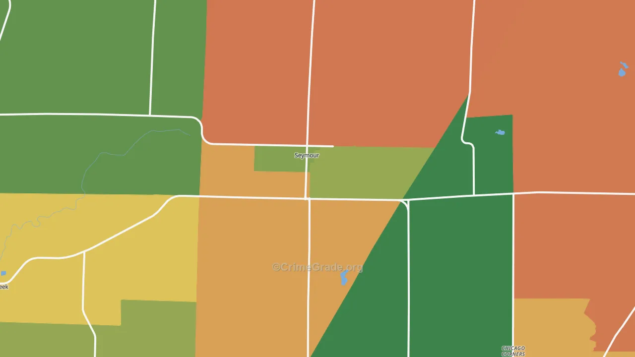 Seymour, WI Map of Assault Rates
