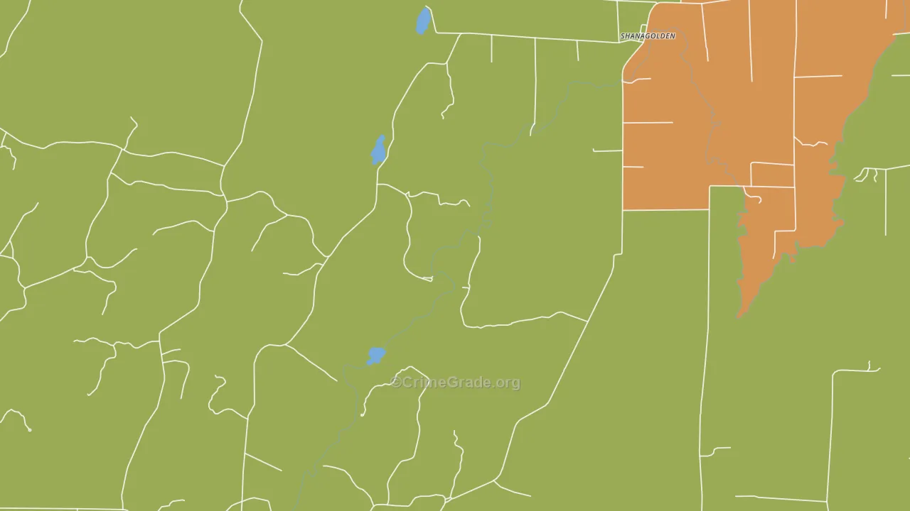 Shanagolden, WI Map of Assault Rates