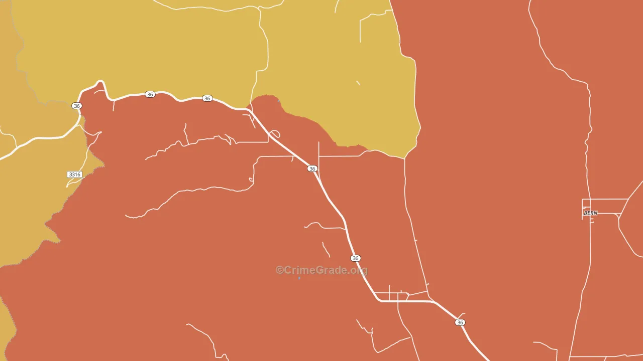 Sharon, ID Map of Assault Rates