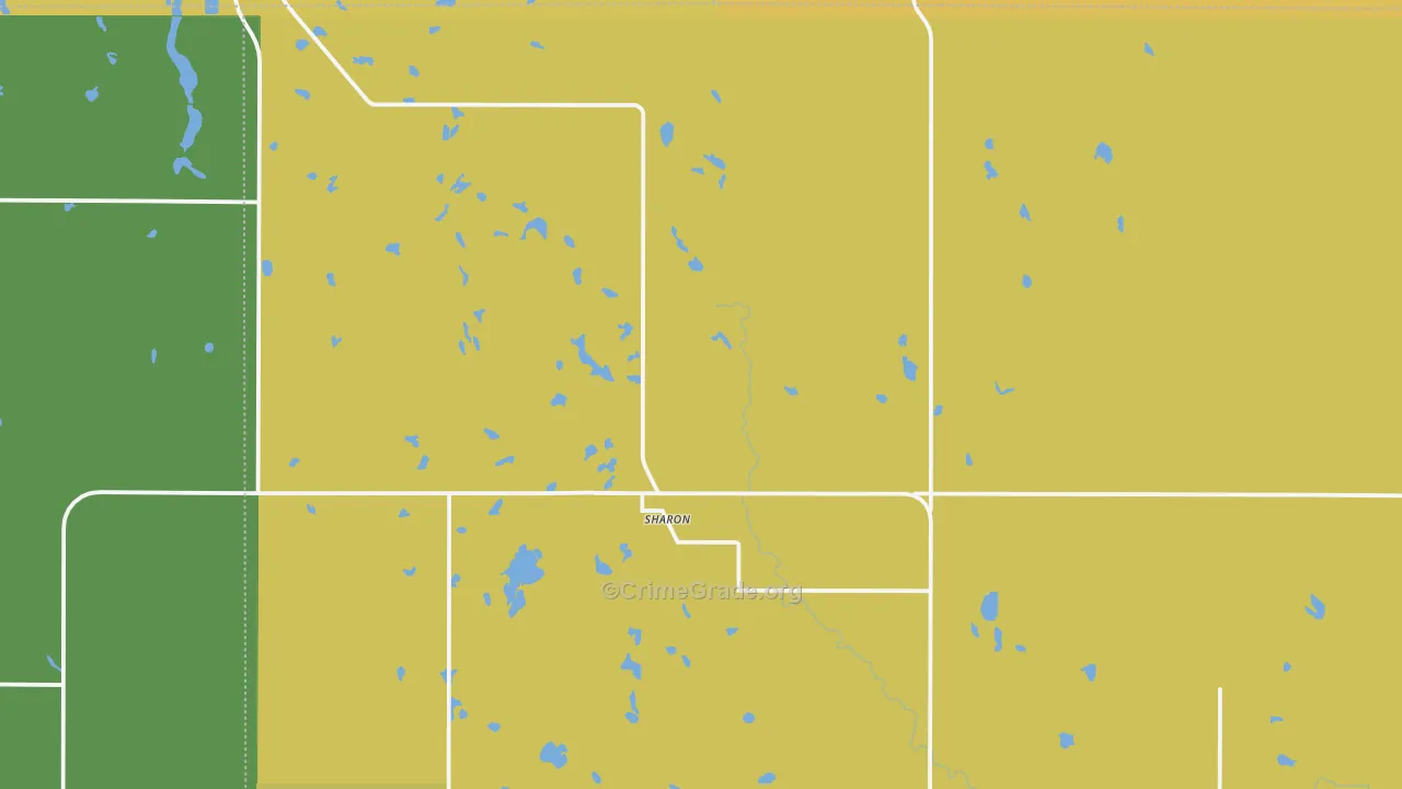 Sharon, ND Map of Assault Rates