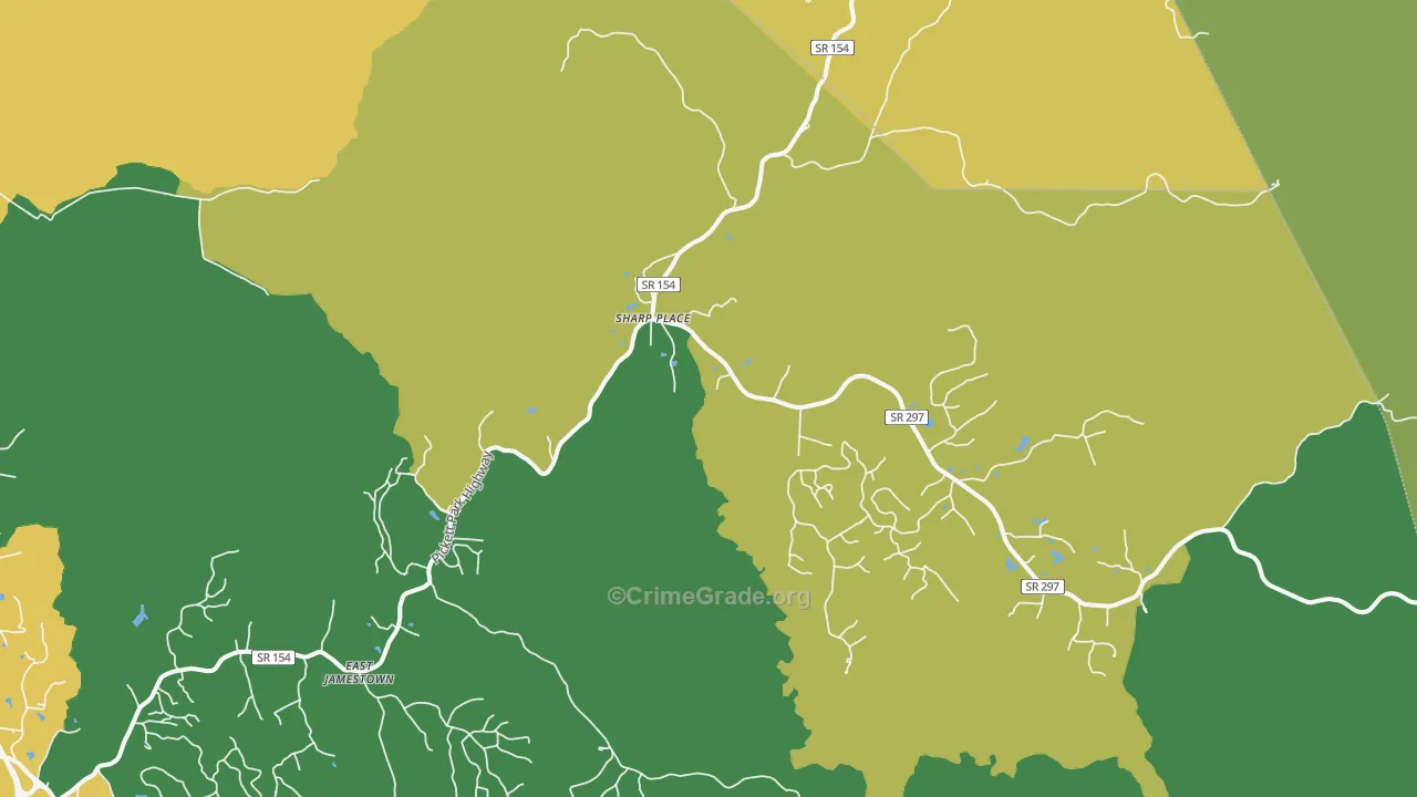 Sharp Place, TN Map of Assault Rates