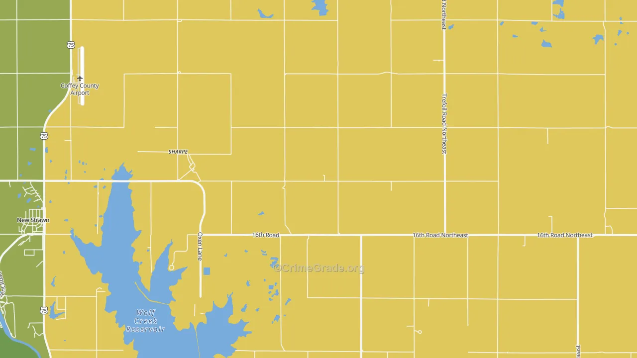 Sharpe, KS Map of Assault Rates