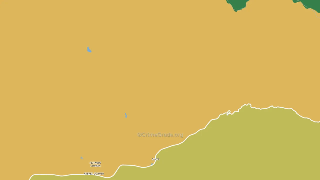 Shell, WY Map of Assault Rates