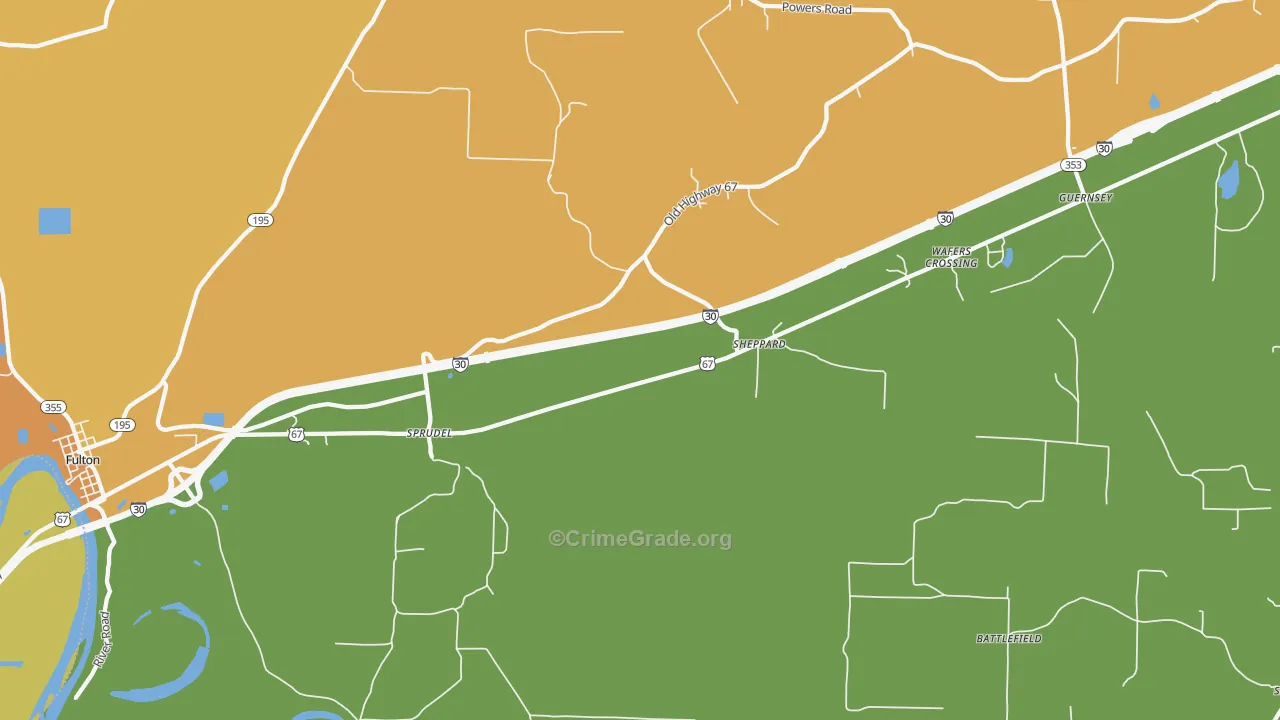 Sheppard, AR Map of Assault Rates