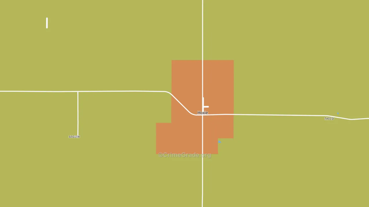 Sheridan County, KS Map of Assault Rates