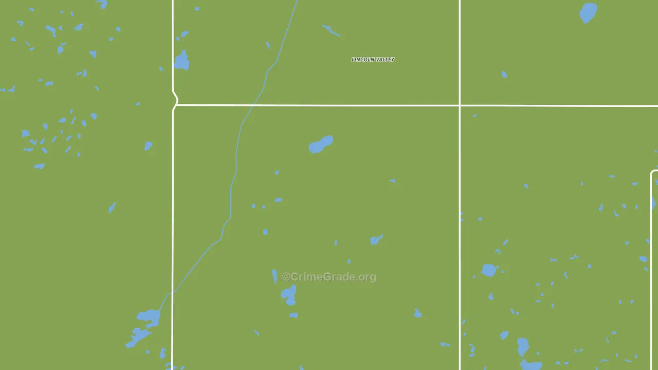 Sheridan County, ND Map of Assault Rates