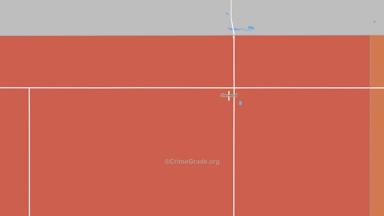 Sherwood, ND Map of Assault Rates